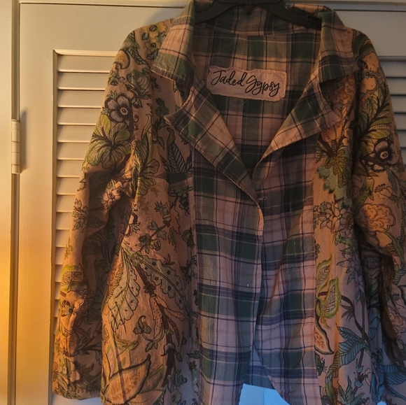 NWOT - JADED GYPSY Patchwork Jacket - Picture 7 of 9